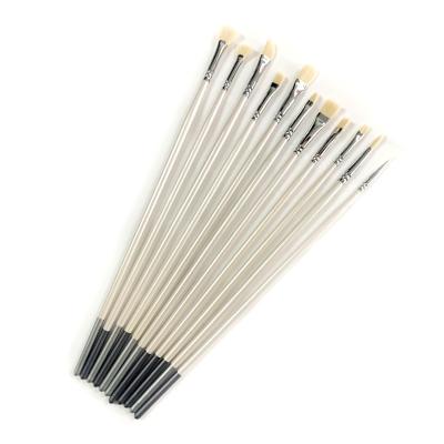 China For Artists Art Drawing Paint Brushes 11Pcs High Quality Oil Painting Paint Brush Set for sale