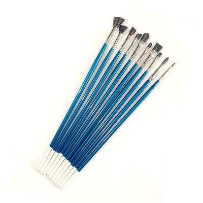 China For Painting Durable Economical Price Painting 10Pcs Brush Set Professional Watercolor Brushes Customized for sale