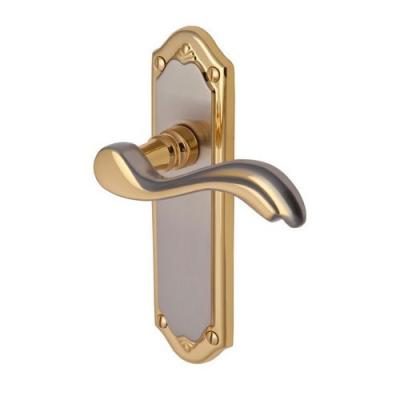 China Best Modern Design Bathroom Door Handles Panel Lever Antique Door Handles With Zinc Alloy for sale