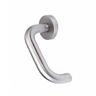 China Modern Hot Sale Portugal Design Stainless Steel Lever Doors Windows Accessories Italy Regular Single Slot Fire Door Handle Interior for sale