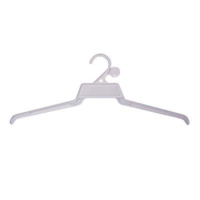 China Customized Traditional White Plastic Hanger Supplier Men Clothes Hanger With Hook for sale