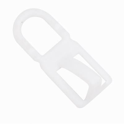 China CLASSIC plastic whiite color clothes hanging connector hook for garment shops for sale