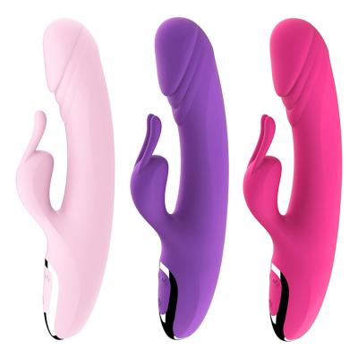 China 12 Frequency Vibration Double Motor Amazon G Spot Rabbit Vibrator Adult Dildo Sex Toys With Bunny Ears For Clitoris Stimulation Female Sex Toy for sale