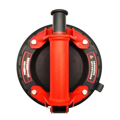 China PA66+ rubber & Heavy Duty Vacuum Suction Cup Hand Compressor Glass Handheld ABS Plastic Handle 8 Inch Ceramic Tile Sucker Stretching Tool for sale