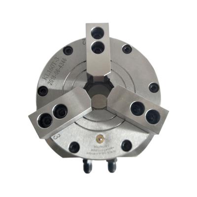 China JIUXJ 5 Inch 3 Steel Jaw Steel Vertical Cavity CNC Turn Hydraulic Chuck for sale