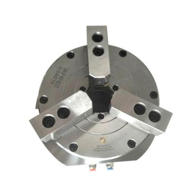 China JIUXJ Good Quality High Speed ​​4 Inch 3 Steel Jaw Three Jaw Vertical CNC Rotate Power Hollow Pneumatic Chuck for sale