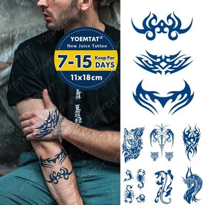 China Wholesale Premium Tato Temporary Juice Lasting 2 Weeks Temporary Tattoo Sticker for sale