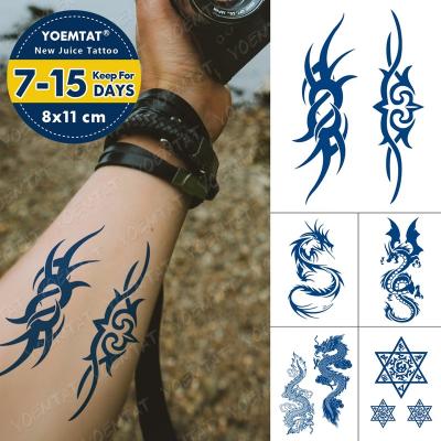 China Juice Lasting Waterproof Temporary Tattoo Sticker Temporary Tattoo Stickers for sale