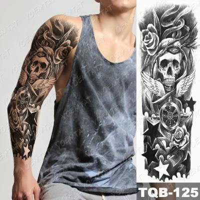 China Extended Arm Temporary Tattoos Durable Body Sleeve Waterproof Tattoo Sticker for sale