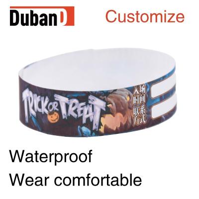 China Festival decoration wristband neon paper children's water park and swimming pool admission ticket exclusive wristband for sale