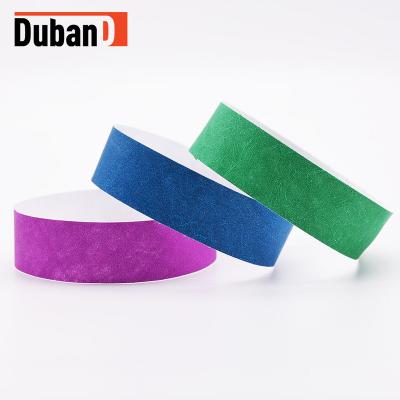 China festival decoration wholesale tyvek id wristband waterproof tear proof colorful tyveke paper wristbands for events for sale