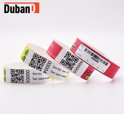 China Printable tyvek wristbands festival decoration printed tyvek wristbands by desktop printer personalized wristbands for events for sale