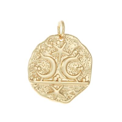 China FASHIONABLE Gothic Style Gold Plated Wholesale Jewelry Geometry Charms For Bracelet Jewelry Making for sale