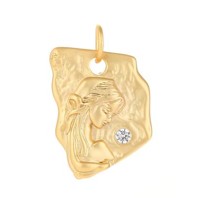 China TRENDY Fashion Design Gold Plated Wholesale Religious Jewelry Charms Necklaces And Pendants For Jewelry for sale