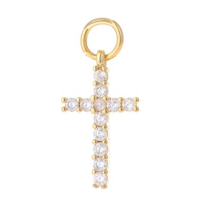 China Original Design TRENDY Religious Charms Cross Charm Gold Filled Jewelry Pendants for sale