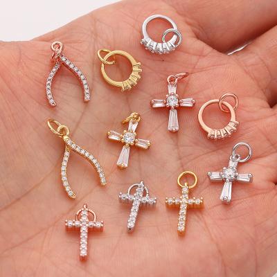 China High Quality/2021 Religious Geometry Christianity Jewelry Safe Luxury Cross Religious Pendant Charms For Jewelry Making for sale