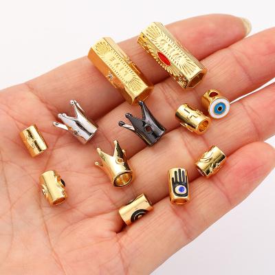 China FASHIONABLE Cylinder Pendant Crown Necklace Eye Jewelry Charm Decoration Pendant Jewelry for sale