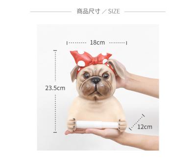 China Handmade Roogo Home Decoration Resin Diagram Animal Drum For Toilet for sale