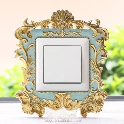 China Wall Decor Resin Opens Grace Home Wall Decor Switch Socket Sticker for sale