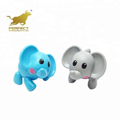 China 180 Degree Rotate Movable Joints 180 Degree Rotate Joints Baby Children Cartoon Educational Plastic Small Elephant Animal Toy for sale