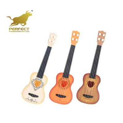 China Battery Operated Musical Instrument Toy Kids Battery Operated Guitar Mini Gift Toy Education Ukulele for sale