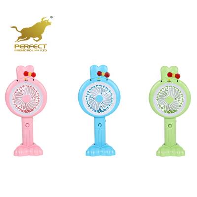 China Household Mini Lamp Fan Plastic Led USB Portable Hand Fan for sale