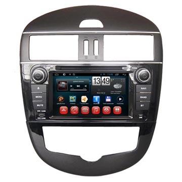 China Spieler Soem-Großhandel-Nissan Tiida Auto-DVD GPS im Schlag-Auto-Multimedia-Bluetooth-Android-System zu verkaufen