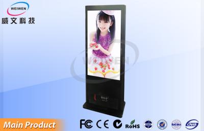 China De Vloer die van de autotentoonstelling HD Digitale Signage Kiosk met Androïde Netwerk bevinden zich 65 Duim Te koop