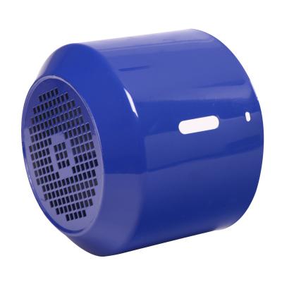 China Blue Motor Variable Cover Sewage Water Pump Motor Frequency Spray Metal Fan Electric Motor Protective Cover for sale