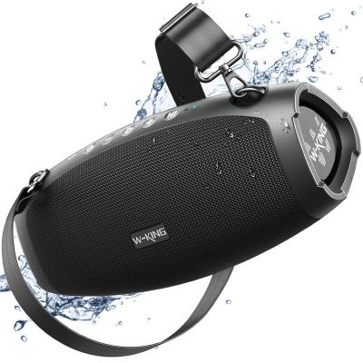 China W-KING Function Phone Cloth Speaker Mini IPX6 Bluetooth Grill Outdoor Waterproof Speaker for sale