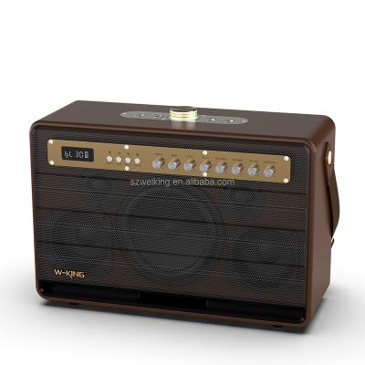 China Hot Sale W-KING K6L 120W Phone Function Output Guitar Bluetooth Woofer Speaker With MIC for sale