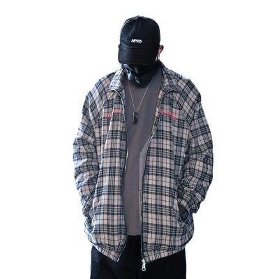 China Original brand Killwinner jacket spring and autumn couple shirts men's plaid street viable pilot casual coats for sale