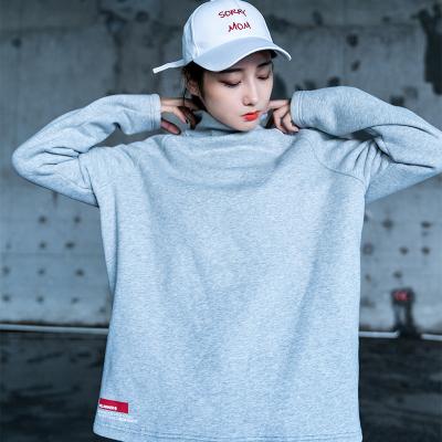 China Tide Viable Casual Brand Solid Color Fall Hoodies Couples Personality Killwinner High Collar Sports Pullover Tops for sale