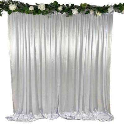 China BCK091 Blackout Wedding Bacdrop ​​Curtains Rod Wedding Tent Drapes for sale