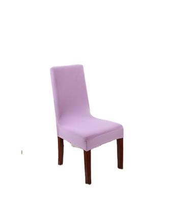 China Light purple C414A7 plain chair cover seat stretch fundas Para sillas chair clothes covers for sale