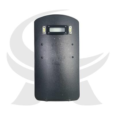 China Military Equipment NIJ IIIA steel plate material handheld bulletproof shield for sale