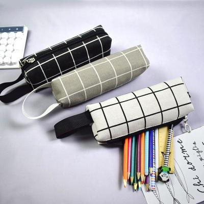 China With Handle Pencil Case Zipper Pouch Coin Bag Makeup Costmetic Pouch Storage Bags for sale