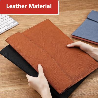 China Strong Waterproof PU A4 Folder Document Holder Folder Envelope Folder Case With Magnetic Closure Black for sale