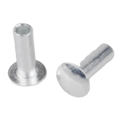 China High quality custom metal silver flat head rivet 10mm nickel free for man for sale