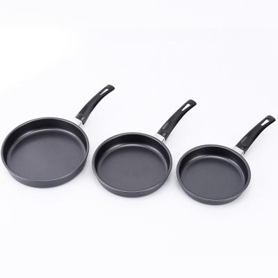 China 3 Piece Sustainable Pan Can Be Used For Round Nonstick Frying Cooking Food In Natural Gas Induction Cooker for sale