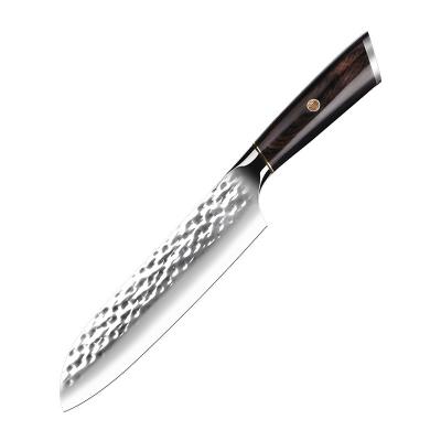 China Two Viable Styles Of 8 Inch Japanese Stainless Steel Multi-Purpose Kitchen Knife With Wooden Handle for sale