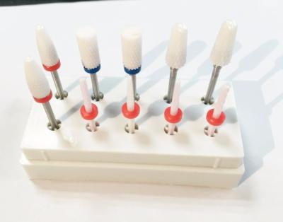 China Ceramic 10 Pcs Set Ceramic Nail Drill for sale