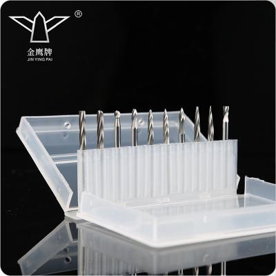 China YG8 3x3 square 1/8 shank carbide 10pcs burrs for aluminum for sale