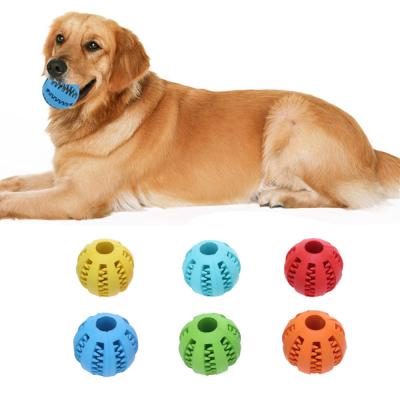 China Toy Funny Rugby Interactive Extra-Rubber Dog Chew Balls Cat Puppy ElasticityTeeth Dogs Chew Toys Tooth Cleaning Balls for sale