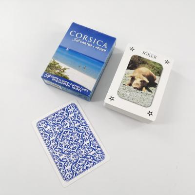 China Entertainment Custom Design Casino Logo Poker Card Set OEM Blank Paper Playing Card Maker for sale