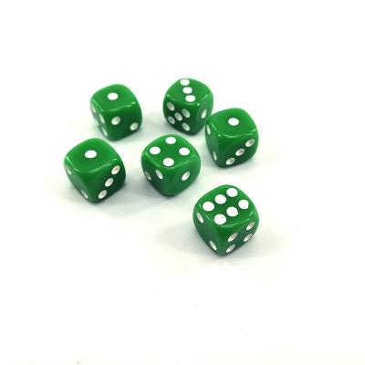 China Board Game Pieces Custom 12mm Standard 6 Sized D6 Plastic Game Board Game Cut Out Pieces for sale