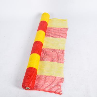 China HDPE Manufacturers Direct Sale Road Safety Mesh Fence 3 Yellow Knitted 100% Safety Red+3 Slide for sale