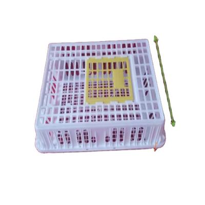 China Transport Stored Plastic Cage For Live Chicken , Farm Equipment Poultry Crates Plastic Transport Basket Crates for sale