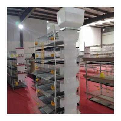 China Poultry Field Poultry Farm Equipment Cage Bird Cage Animal H Type Commercial 6 Layer Battery Quail Cage For Sale for sale