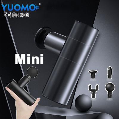 China Pocketable Body Percussion Body Massage Gun Foot Massager YUOMO Small/Deep Tissue Muscle Massage Gun for sale